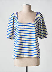 T-shirt bleu GRACE & MILA pour femme seconde vue