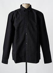 Chemise manches longues noir EDWIN pour homme seconde vue
