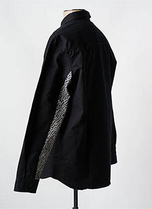 Chemise manches longues noir EDWIN homme