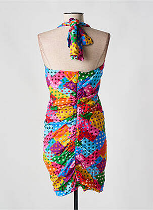 Robe courte multicolore PARISIENNE ET ALORS femme