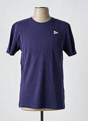 T-shirt bleu OLOW pour homme seconde vue