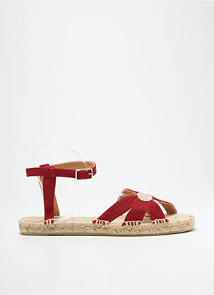 Sandales/nu pieds rouge CASTANER femme
