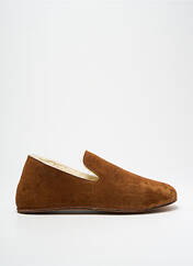 Chaussons/Pantoufles marron BOSABO pour homme seconde vue