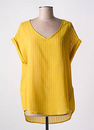 Top jaune PLEASE femme