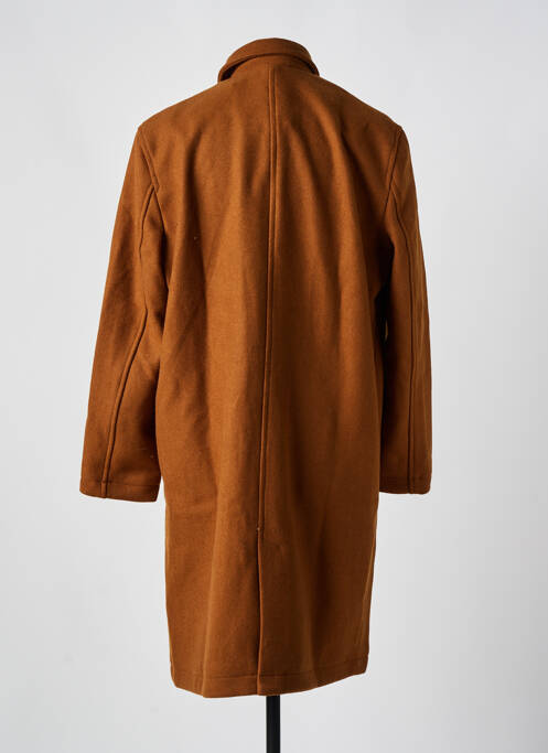 Manteau long marron MINIMUM pour homme