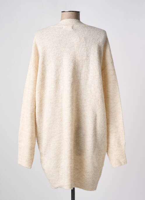 Gilet manches longues beige OBJECT femme