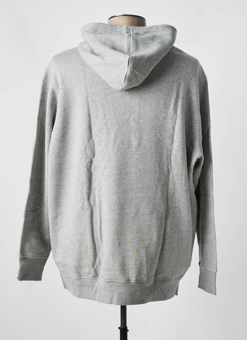 Sweat-shirt à capuche gris ADIDAS pour femme