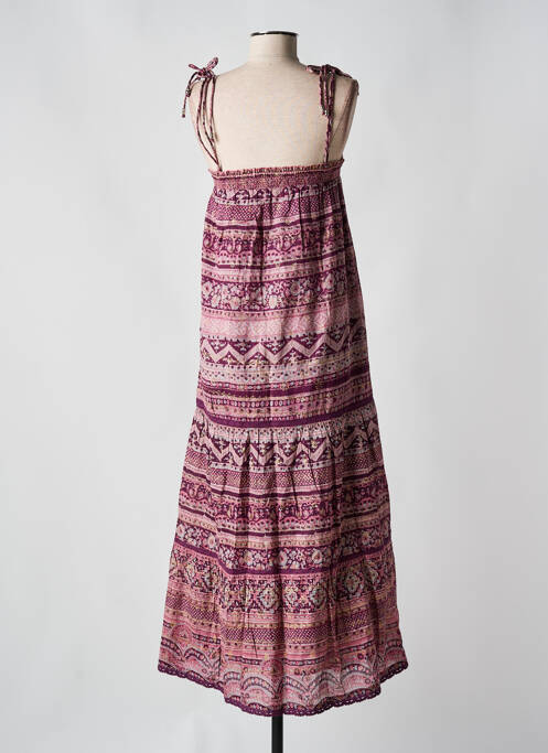 Robe mi-longue multicolore M.A.B.E pour femme