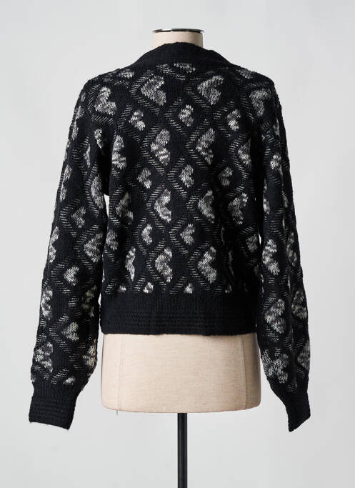 Gilet manches longues noir LILI SIDONIO femme