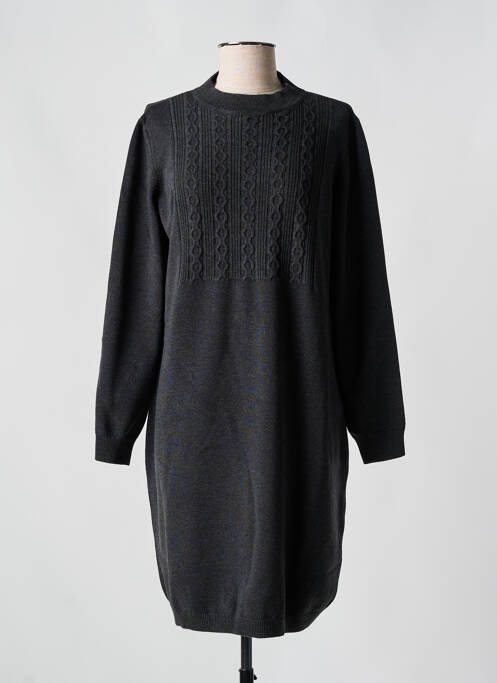 Robe mi-longue gris PERSONA BY MARINA RINALDI pour femme