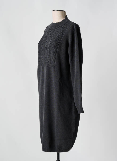 Robe mi-longue gris PERSONA BY MARINA RINALDI pour femme