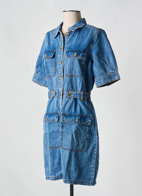 Robe courte bleu OBJECT pour femme