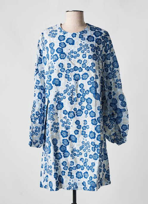 Robe courte bleu SAMSOE & SAMSOE pour femme