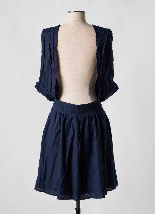 Robe courte bleu ROSAE pour femme