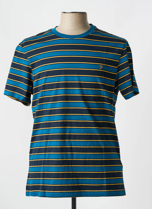 T-shirt bleu FARAH pour homme