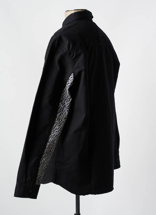 Chemise manches longues noir EDWIN pour homme