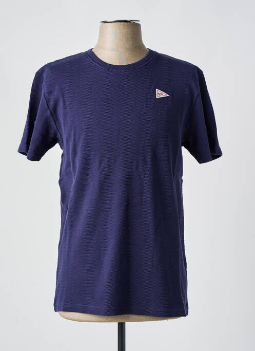 T-shirt bleu OLOW pour homme