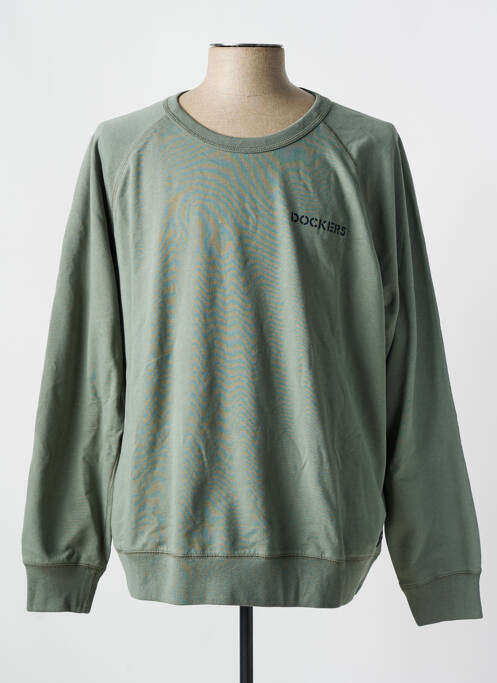 Sweat-shirt kaki DOCKERS pour homme