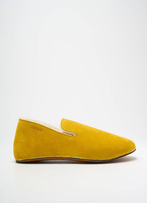 Chaussons/Pantoufles jaune BOSABO pour homme