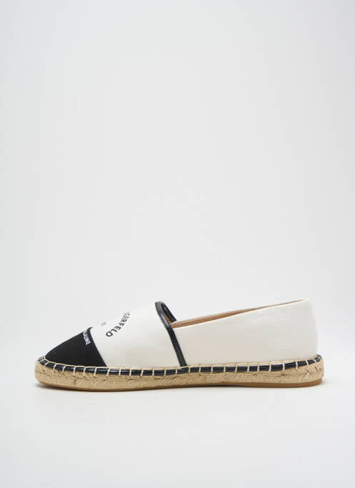 Espadrilles blanc KARL LAGERFELD pour femme