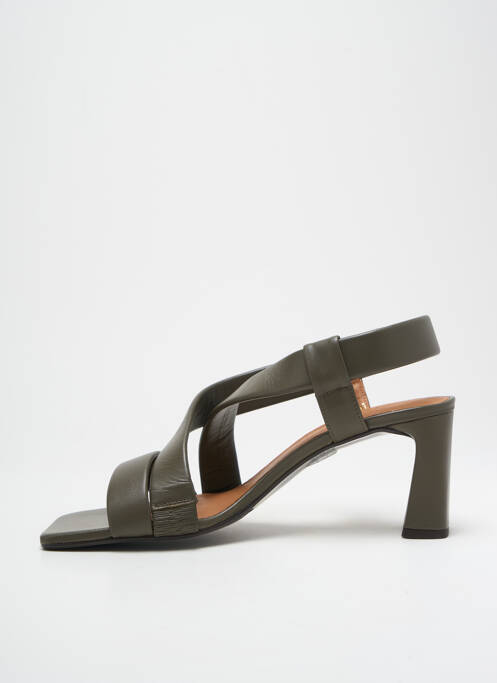 Sandales/Nu pieds kaki BILLIBI pour femme