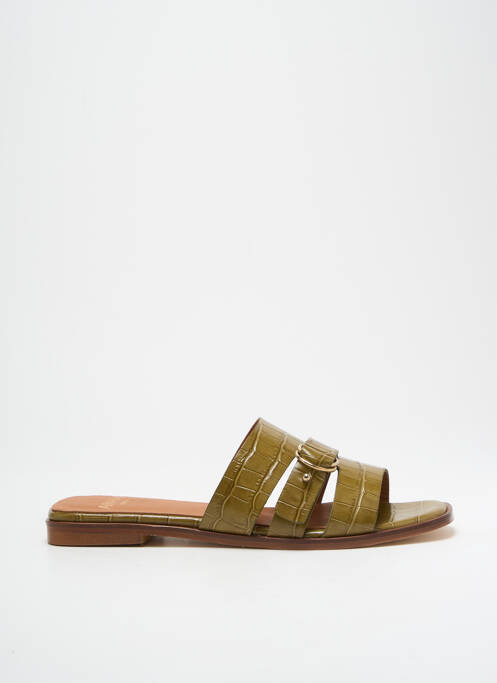 Sandales/Nu pieds kaki ANAKI pour femme