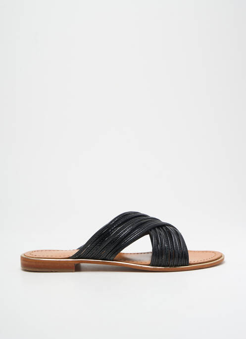 Sandales/Nu pieds noir LES TROPEZIENNES PAR M.BELARBI pour femme