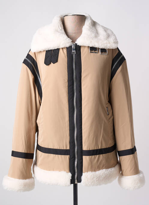 Manteau long beige KARL LAGERFELD pour femme