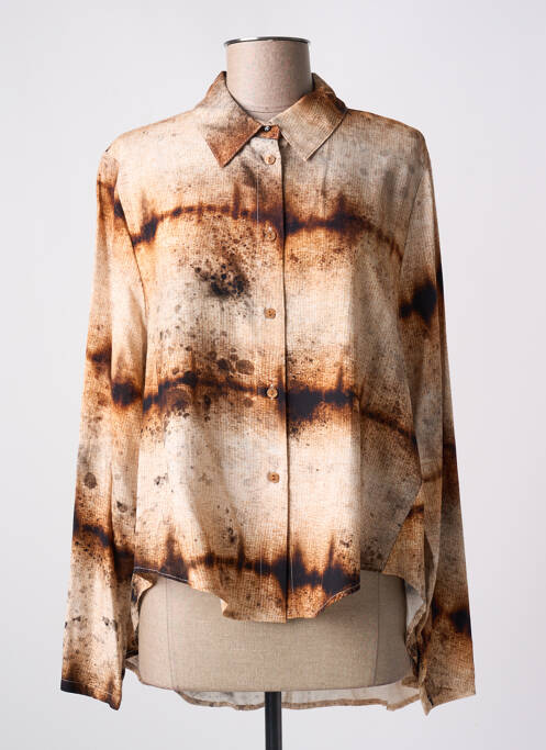 Chemisier beige PLEASE pour femme