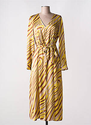 Robe mi-longue jaune PENNYBLACK femme