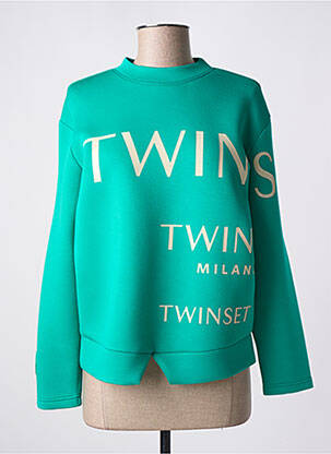Sweat-shirt vert TWINSET femme
