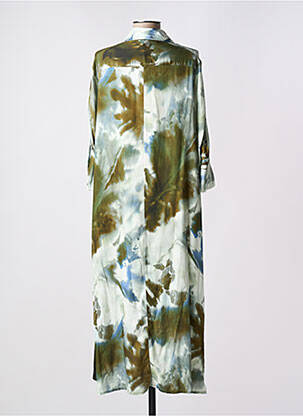 Robe longue vert PLEASE femme