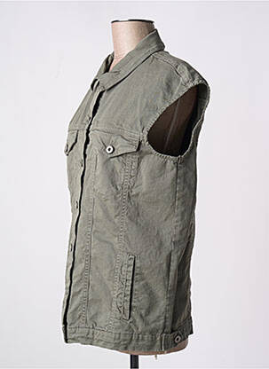 Veste en jean vert PLEASE femme