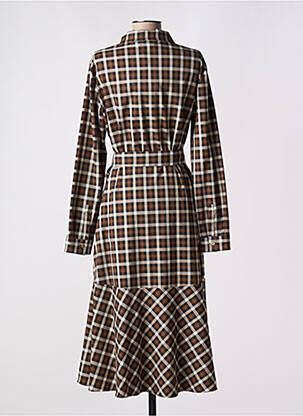 Robe mi-longue marron PENNYBLACK femme