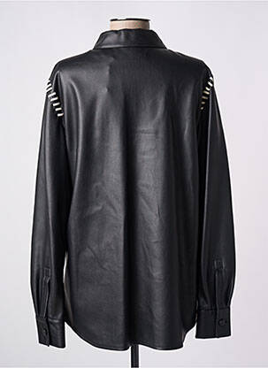 Veste simili cuir noir KARL LAGERFELD femme