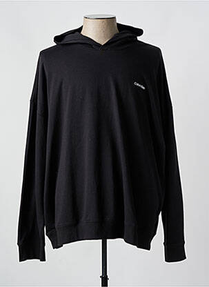 Sweat-shirt à capuche noir CALVIN KLEIN homme