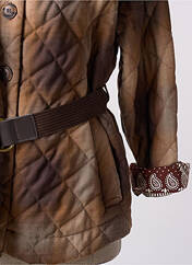 Veste casual marron LA PETITE FRANCAISE pour femme seconde vue