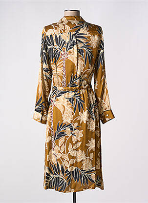 Robe mi-longue jaune LA PETITE FRANCAISE femme