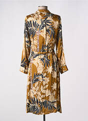 Robe mi-longue jaune LA PETITE FRANCAISE pour femme seconde vue