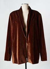 Blazer marron PERSONA BY MARINA RINALDI pour femme seconde vue