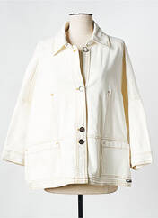 Veste en jean blanc OOF WEAR pour femme seconde vue