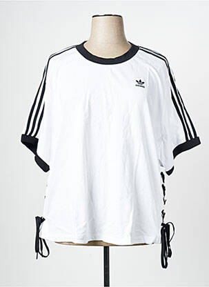 T-shirt blanc ADIDAS pour femme