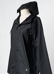 Trench noir RAINS pour homme seconde vue