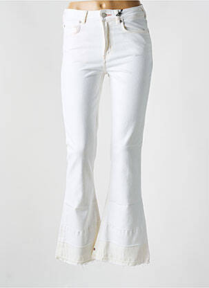 Jeans bootcut blanc SCOTCH & SODA femme