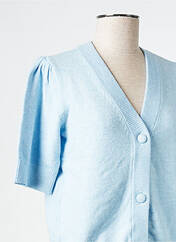 Gilet manches courtes bleu VILA pour femme seconde vue