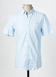 Chemise manches courtes bleu FARAH homme