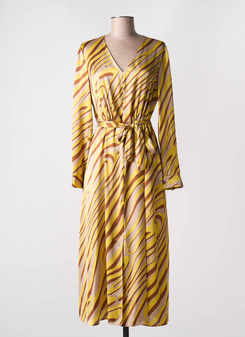 Robe mi-longue jaune PENNYBLACK pour femme