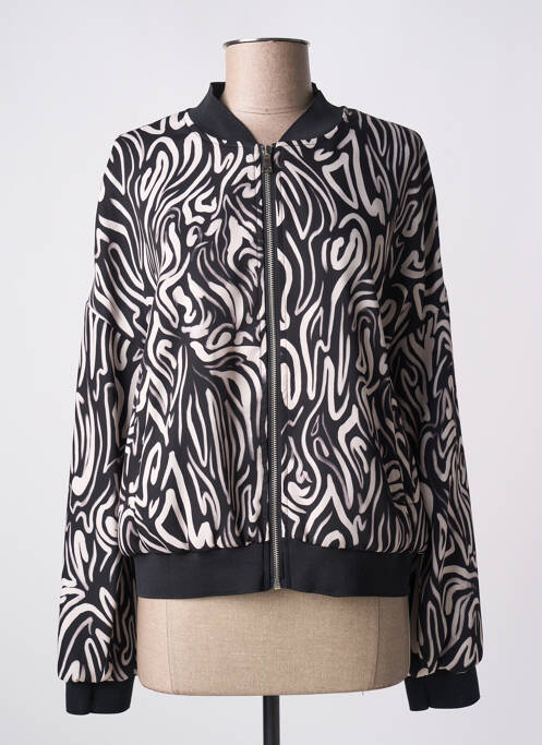 Blouson noir PLEASE pour femme