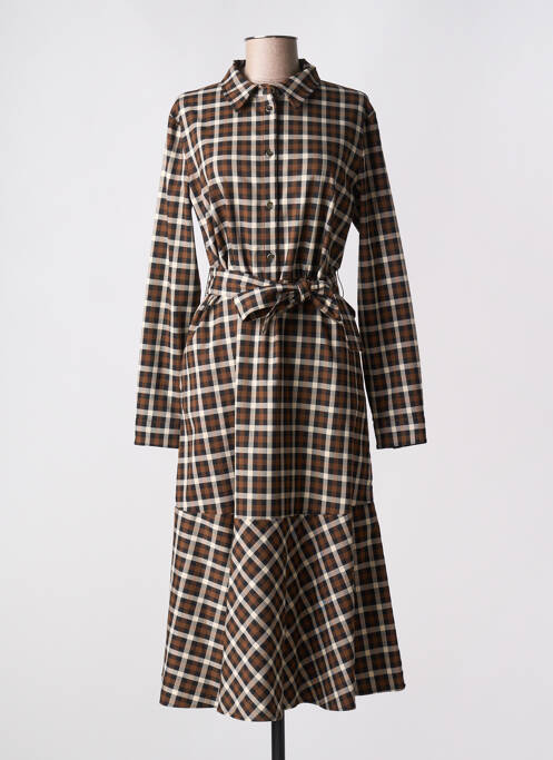 Robe mi-longue marron PENNYBLACK pour femme