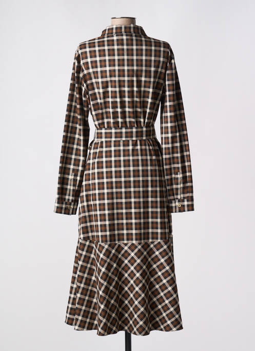 Robe mi-longue marron PENNYBLACK pour femme